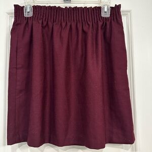 J. Crew wool blend paper bag city skirt